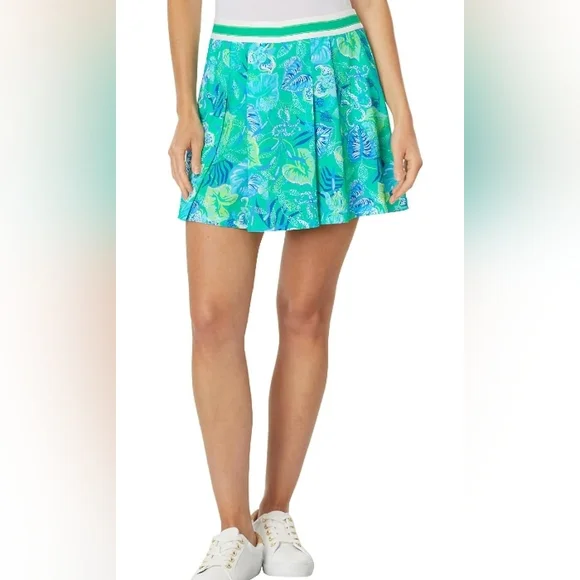 Lilly Pulitzer Silvana Skort, Botanical Green, Size XXS